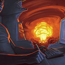 Anxiety. Traditional illustration project by screenhead91 - 07.24.2022