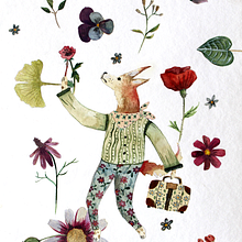 Mein Kursprojekt: Erzählerische Illustrationen in Aquarell. Projekt z dziedziny Trad, c, jna ilustracja, Malowanie akwarelą i Ilustracje dla dzieci użytkownika Marion Kac - 24.07.2022