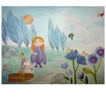 Waving goodbye... Un progetto di Illustrazione tradizionale, Collage, Disegno a matita, Illustrazione infantile, Narrativa, Pittura gouache e Albo illustrato di Aneta Karnas - 24.07.2022