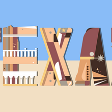 Mi proyecto del curso: Lettering digital ilustrado TEXAS. Un progetto di Lettering, Lettering digitale e Design tipografico di Martin Juni Espigares - 25.07.2022