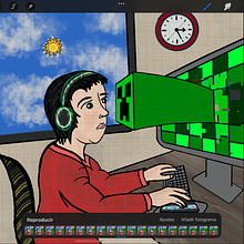 Mi proyecto del curso: Ilustración animada con Procreate: cuenta una historia en movimiento. Traditional illustration, Animation, Digital Illustration, Narrative, and Animated Illustration project by Milagro Farfán - 07.23.2022