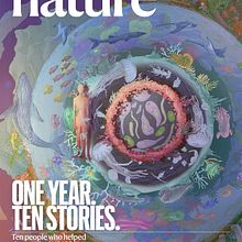 NATURE cover. Un progetto di Illustrazione editoriale e Illustrazione tradizionale di Elena G. Bansh - 25.07.2022