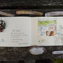 Mijn project van de cursus: Een reisschetsboekje maken met aquarel . Ilustrație tradițională, Pictură în acuarelă, Ilustrație arhitecturală și Caiet de schițe de miekejjager - 07.25.2022