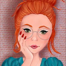 Il mio progetto del corso: Ritratto di personaggi femminili con Procreate. Traditional illustration, Digital Illustration, and Digital Drawing project by Lara - 07.25.2022
