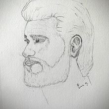 My project for course: Portrait Sketchbooking: Explore the Human Face. Sketching, Drawing, Portrait Drawing, Artistic Drawing, and Sketchbook project by rlymail - 07.25.2022