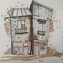 My project for course: Expressive Architectural Sketching with Colored Markers. Sketching, Drawing, Architectural Illustration, Sketchbook & Ink Illustration project by rlymail - 07.25.2022