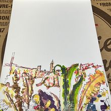 Fleurs . Un progetto di Design e Illustrazione tradizionale di Djoy Boillot - 25.07.2022