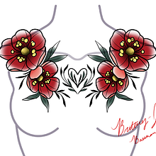 My project for course: Botanical Tattoo Design with Procreate. Traditional illustration, Digital Illustration, Tattoo Design, and Botanical Illustration project by Brittney-Jo Bassham Bassham - 07.22.2022