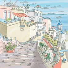 My project for course: Travel Illustration: Recreate Your Favorite Place Ein Projekt aus dem Bereich Traditionelle Illustration, Zeichnung, Digitale Illustration, Malerei mit Acr und l von Andrea Snuggs - 26.07.2022