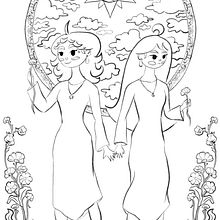 Mi proyecto del curso: Retrato ilustrado con estilo art nouveau. Ilustração tradicional, Artes plásticas, Ilustração digital, Desenho de retrato, Desenho artístico, Desenho digital, e Pintura digital projeto de Myrna Gómez Maldonado - 26.07.2022