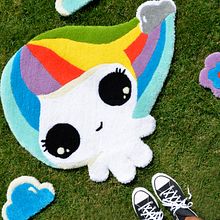 Mi proyecto del curso: Técnica tufting para la creación de alfombras. Un projet de Artisanat, Décoration, Art textile, DIY , et Design textile de mariel reiser - 26.07.2022