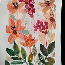 My project for course: Artistic Floral Watercolor: Connect with Nature Ein Projekt aus dem Bereich Traditionelle Illustration, Malerei, Aquarellmalerei und Botanische Illustration von dearemmarutherford - 25.07.2022