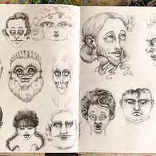 Mon projet du cours : Dessin anatomique de la tête humaine. Un proyecto de Bellas Artes, Dibujo a lápiz, Dibujo, Dibujo de Retrato, Dibujo anatómico y Dibujo realista de Amelie - 25.07.2022