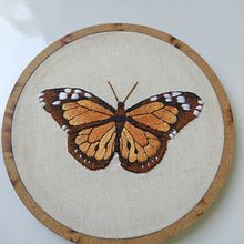 Meu projeto do curso: Técnicas de bordado realista. Traditional illustration, Embroider, and Textile Design project by Isabel Cavalcanti - 07.26.2022