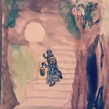Mi proyecto del curso: Técnicas de ilustración infantil con sketchbook. Un proyecto de Diseño de personajes, Dibujo a lápiz, Ilustración infantil, Sketchbook, Pintura gouache y Álbum ilustrado						 de Samantha Vulijscher - 26.07.2022
