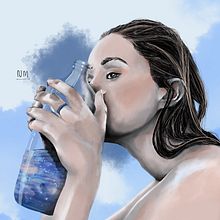 Meu projeto do curso: Retrato Ilustrado com Procreate. Traditional illustration, Vector Illustration, Digital Illustration, and Portrait Drawing project by Nina Duarte - 07.27.2022