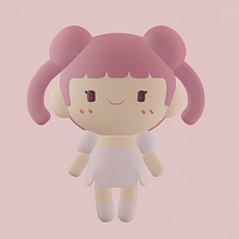 Il mio progetto del corso: Creazione di personaggi kawaii in 3D con Blender. Un projet de Illustration traditionnelle, Conception de personnages, Illustration numérique, Modélisation 3D , et Manga de Lucia Liguori - 27.07.2022