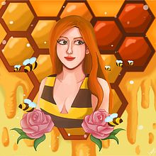 Mi proyecto del curso: Retratos digitales de fantasía con Photoshop. Un projet de Illustration traditionnelle, Dessin, Illustration numérique, Dessin de portrait, Dessin numérique , et Peinture numérique de Laures Norfest - 27.07.2022