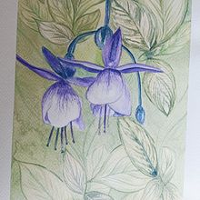Mi proyecto del curso: Técnicas de acuarela en negativo para ilustración botánica. Un proyecto de Ilustración tradicional e Ilustración botánica de Flor Ampudia - 28.07.2022