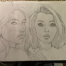 Mi proyecto del curso: sketchbook de retrato: explora el rostro humano. Design, and Traditional illustration project by Andreina - 07.28.2022