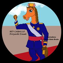 REY CABALLO - Proyecto del Curso: Creación de personajes antropomorfos. Un progetto di Illustrazione tradizionale, Character design, Disegno, Illustrazione digitale e Pittura ad acquerello di Laura Nieto Bruña - 19.07.2022