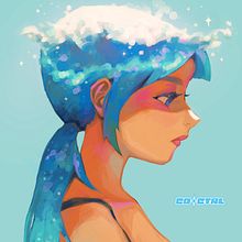 Seafoam. Projekt z dziedziny Trad, c i jna ilustracja użytkownika Coleen Real - 14.05.2022