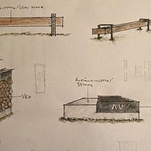 Sketches from work. L, and scape Architecture project by Anders Blomberg - 07.29.2022