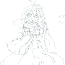 Saigyouji Yuyuko. Un progetto di Disegno digitale di brancho911 - 25.10.2019