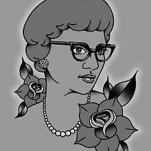 Portrait of Carol. Un proyecto de Ilustración tradicional e Ilustración digital de Taz Graham - 30.07.2022
