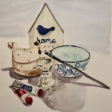 My project for course: Contemporary Still Life with Watercolor. Traditional illustration, and Painting project by Tal Sayag - 07.29.2022