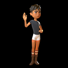 My project for course: Introduction to Rigging for Animation . Animasi, Tali-temali, animasi 3D, Dan pemodelan 3D proyek oleh Attawit Sripraphassorn - 07.29.2022