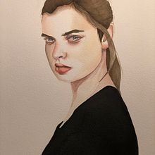 My project for course: Watercolor Portrait from a Photo Ein Projekt aus dem Bereich Traditionelle Illustration, Aquarellmalerei und Porträtzeichnung von zoeybaloey - 30.07.2022