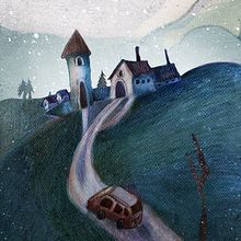 My project for course:  Imaginary Places: Draw, Paint, and Digitize on Photoshop. Sketching, Drawing, Digital Illustration, Architectural Illustration, and Narrative project by wiredling - 07.31.2022