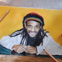Portrait "Mekko". Un proyecto de Pintura y Dibujo de Retrato de Petra Köster - 31.07.2022