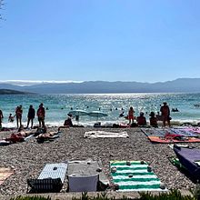A beach in Croatia. Photograph project by Maciek Zabierowski - 07.31.2022