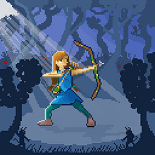 Mi proyecto del curso: Introducción al diseño de personajes en pixel art. Design de personagens, Videogames, Pixel Art, e Design de videogames projeto de Alfredo Alonso - 31.07.2022