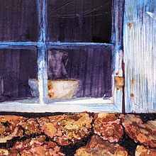 Window in a Cottage. Traditional illustration, Fine Arts, Painting, and Watercolor Painting project by evieknight3 - 07.31.2022