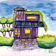 Mein Kursprojekt: Expressive Architekturskizzen mit Markern. Projekt z dziedziny Sketching,  R, sunek,  R, sunek architektoniczn i Malowanie akwarelą użytkownika Nuna R. - 31.07.2022