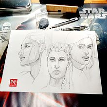 Mein Kursprojekt: Skizzenbuch für Porträts: Erkunde das menschliche Gesicht. Un progetto di Bozzetti, Disegno, Disegno di ritratti, Disegno artistico e Sketchbook di Jens Landefeld - 01.08.2022