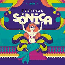 Festival Sónica 2022. Un proyecto de Diseño, Ilustración tradicional, Diseño gráfico, Br e ing e Identidad de Artídoto Estudio - 01.08.2022