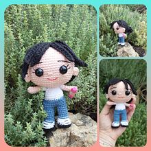 Mi proyecto del curso: Amigurumis: personas tejidas a crochet. Projekt z dziedziny Craft, Projektowanie zabawek,  Tkactwo, Sz, dełkowanie, Amigurumi, Wzornictwo tekst i liów użytkownika CAROLINA Mora Climent - 01.08.2022