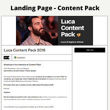 Luca Content Pack. Un progetto di Marketing, Educazione, Social media, Marketing digitale, Content marketing e Comunicazione di Luca Barboni - 21.09.2018