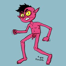 Diseño de personaje del demonio Mordementos. Traditional illustration, Design, and Animation project by Rogo Madrid - 08.01.2022