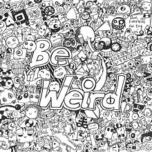Be Weird. Ilustração tradicional projeto de Gabriel Xavier - 14.09.2017