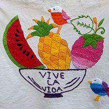Mi proyecto del curso: Bordado contemporáneo con puntos tradicionales mexicanos. Arts, Crafts, Embroider, Fiber Arts, and Textile Design project by Janet Latting Caballero - 08.02.2022
