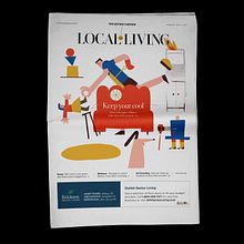 Local Living / The Washington Post. Traditional illustration project by Miguel Monkc - 05.12.2022