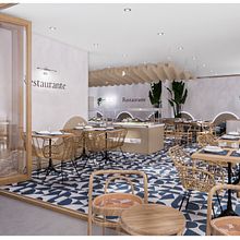 Hall Hotel Benidorm. Un proyecto de Diseño de interiores de Lidia Polo - 02.08.2022