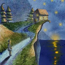 My project for course:  Imaginary Places: Draw, Paint, and Digitize on Photoshop. Sketching, Drawing, Digital Illustration, Architectural Illustration, and Narrative project by sophie.herbert - 08.02.2022