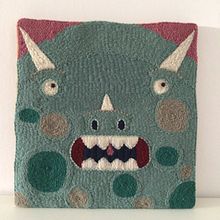 Mi proyecto del curso Bordado XL con aguja mágica Ein Projekt aus dem Bereich Punch needle von caterina - 02.08.2022