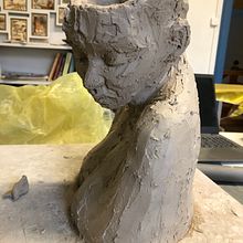 Girl with horns. Un proyecto de Escultura y Bellas Artes de Fiona Paterson - 02.08.2022